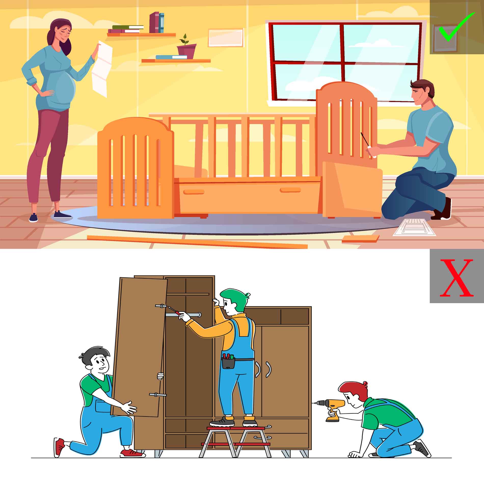 démontez vos meubles